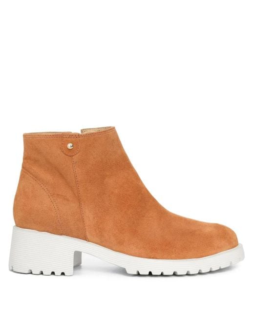 Sarah Chofakian Brown Brioche Stiefel 40mm