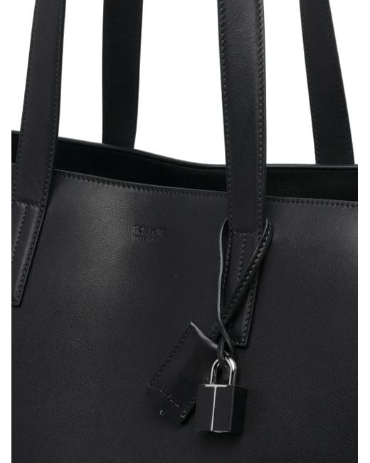 Borsa Tote Con Lucchetto di Tom Ford in Black da Uomo