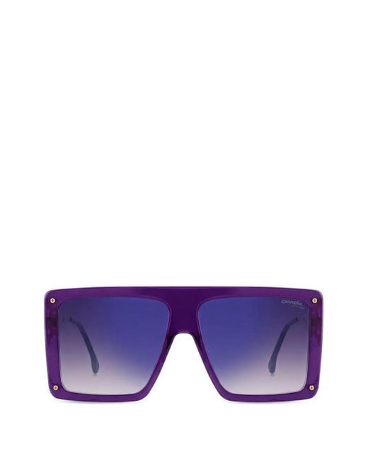 Carrera Purple Sonnenbrille Mit Eckigem Gestell