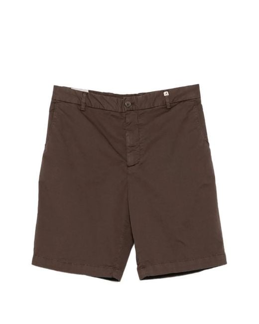 Myths Brown Mid-Length Shorts for men