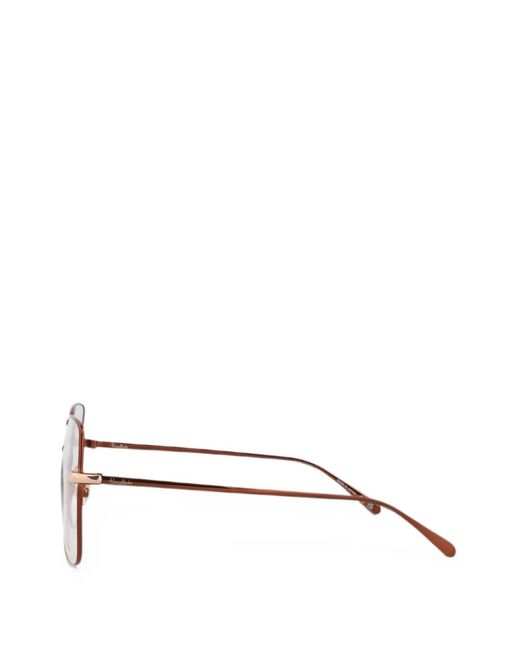 Pomellato White Square-Frame Glasses