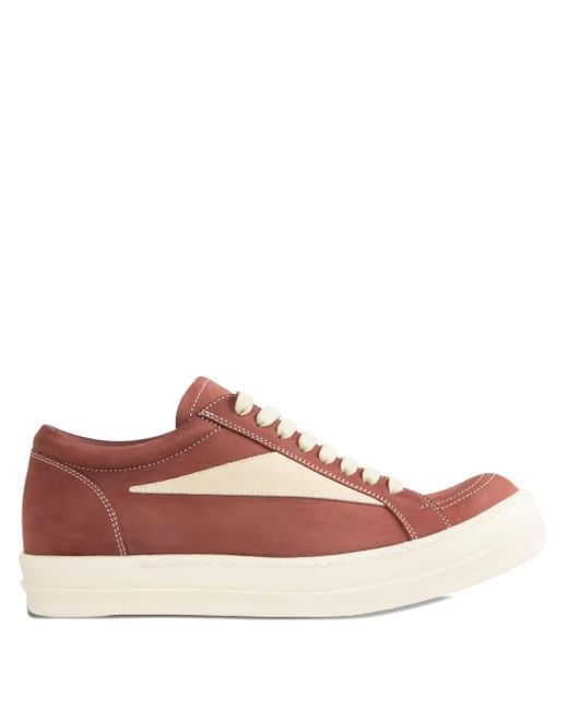 メンズ Rick Owens レースアップ スニーカー Brown