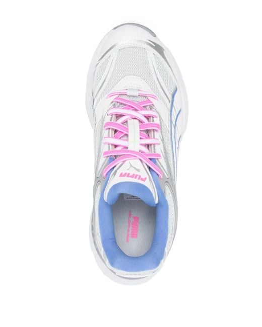 PUMA White Velophasis Panelled Sneakers