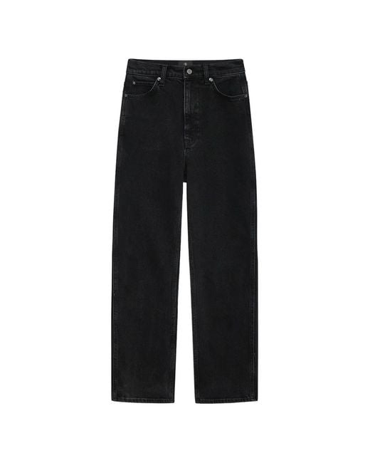 Anine Bing Black Washed Jean Jane
