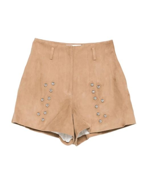 Pantalones cortos con apliques IRO de color Natural