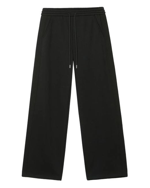 B+ AB Black Drawstring-Fastening Track Pants