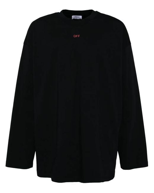 Off-White c/o Virgil Abloh Black Off Stamp T-Shirt for men