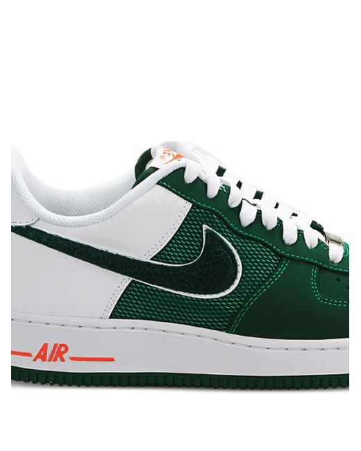 Nike Green Air Force 1 Low.Top Sneakers for men