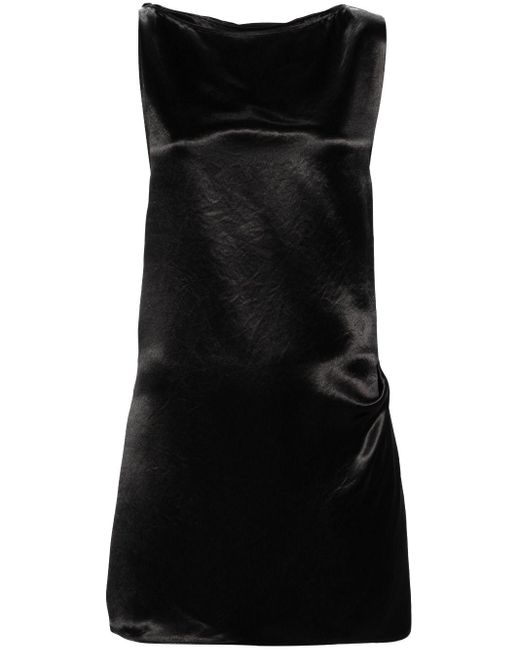 Jean Paul Gaultier Black 'The Satin' Minidress