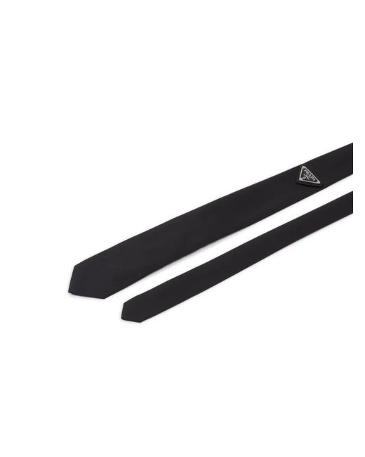 Prada White Re-Nylon Tie for men