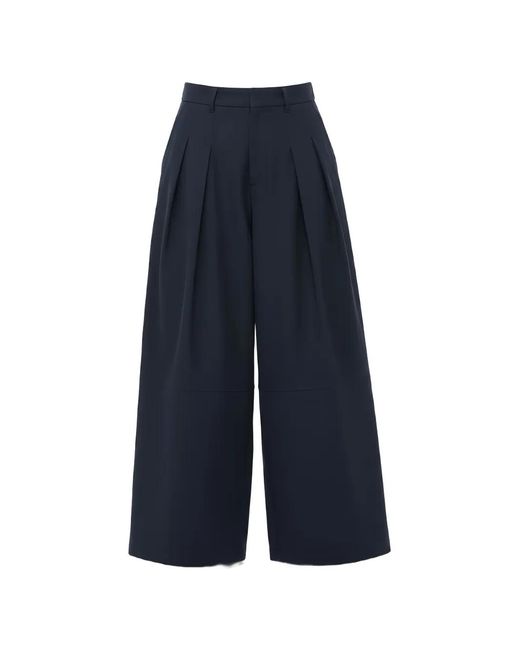 ELEH Blue Pleated Trousers