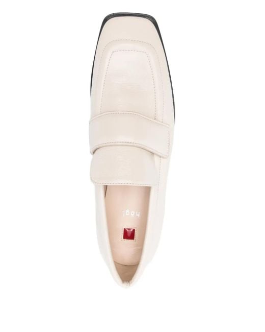 Högl White Taylor Leather Loafers