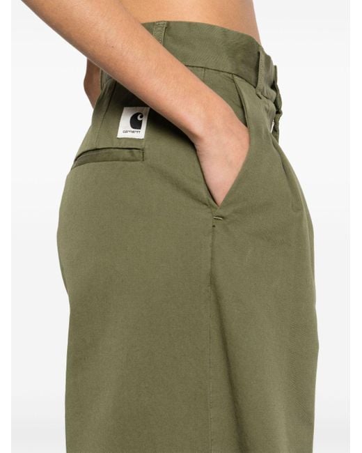 Pantalones rectos W' Leola Carhartt de color Green