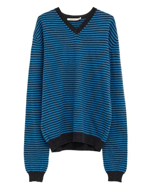 Paloma Wool Blue V-Neck Sweater