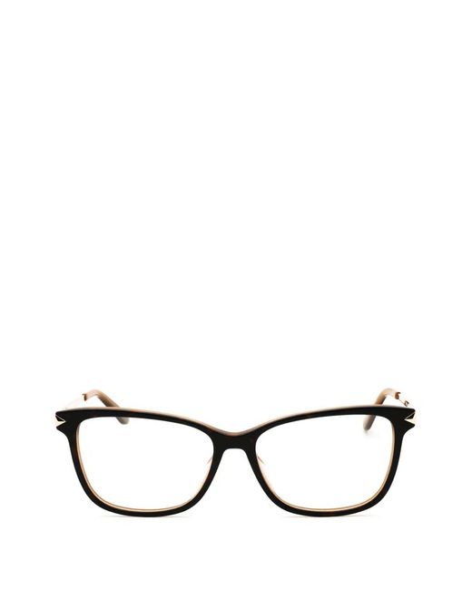 Guess Black Rectangle-Frame Glasses