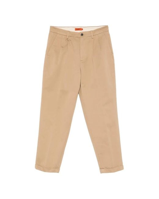 Barena White Drapier Varotto Trousers for men
