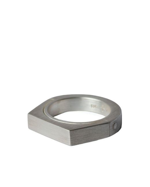 Parts Of 4 Gray Sistema Sterling Silver Ring