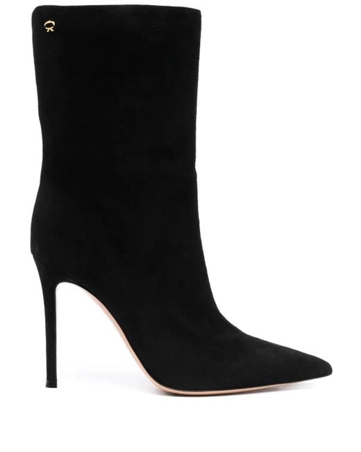 Gianvito Rossi Black Reus 105Mm Suede Boots