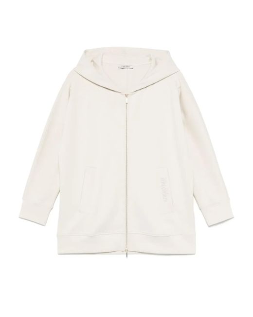 Max Mara ジップアップ パーカー White
