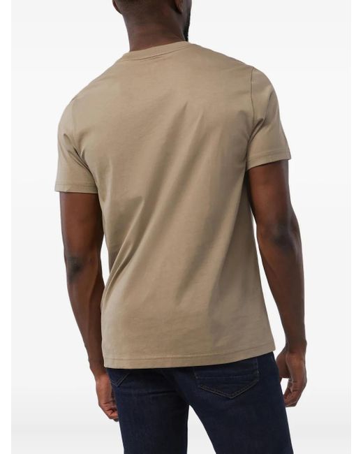 Psycho Bunny Natural Crew-Neck "Antique Taupe" T-Shirt for men