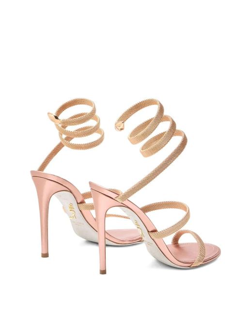 Rene Caovilla White 105Mm Juniper Sandals