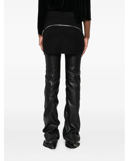 Rick Owens Black Bolan Banana Mini, 100% Wool
