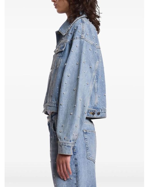 Hogan Blue Cotton Jacket