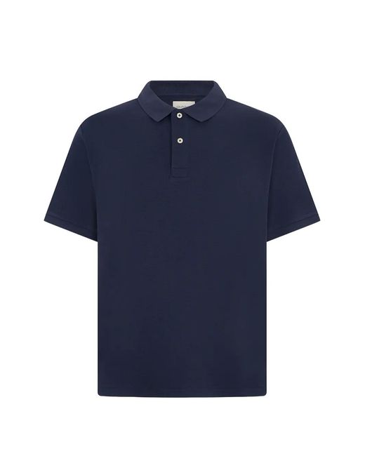 Gant Blue Polo À Manches Courtes for men