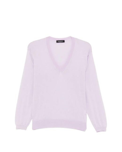 Fabiana Filippi Pink Cashmere Silk Jersey