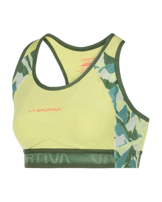 Sujetador deportivo con espalda de nadador La Sportiva de color Green