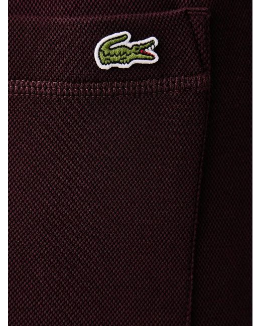 Lacoste Red Logo-Patch Track Pants