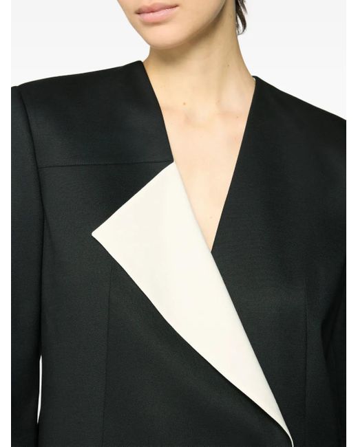 Genny コントラストパネル ジャケット Black