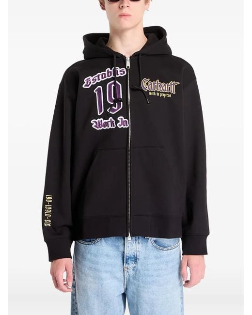 Sudadera con capucha y logo Carhartt de color Black