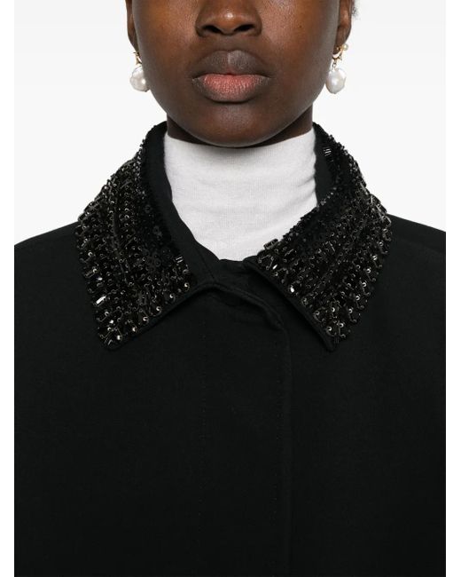 Max Mara Black Faraday Coat