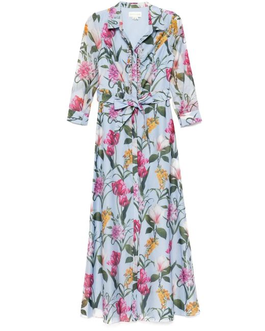 Sachin & Babi White Addison Gown