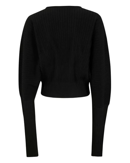 Mrz Black Ribbed Jumper