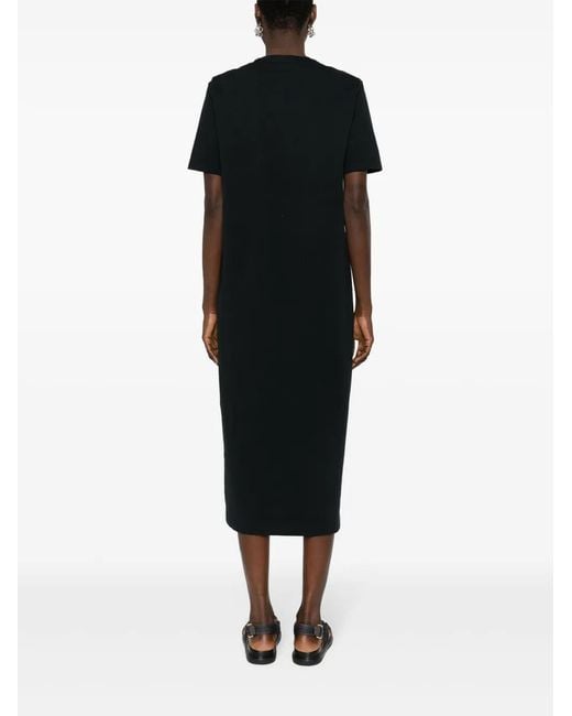Brunello Cucinelli Black Sequin-Embellished Midi Dress
