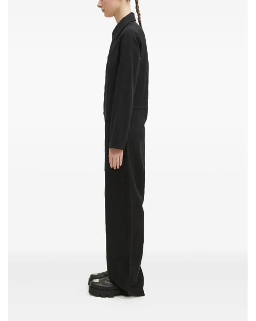 Y-3 Black Long Sleeve Jumpsuit