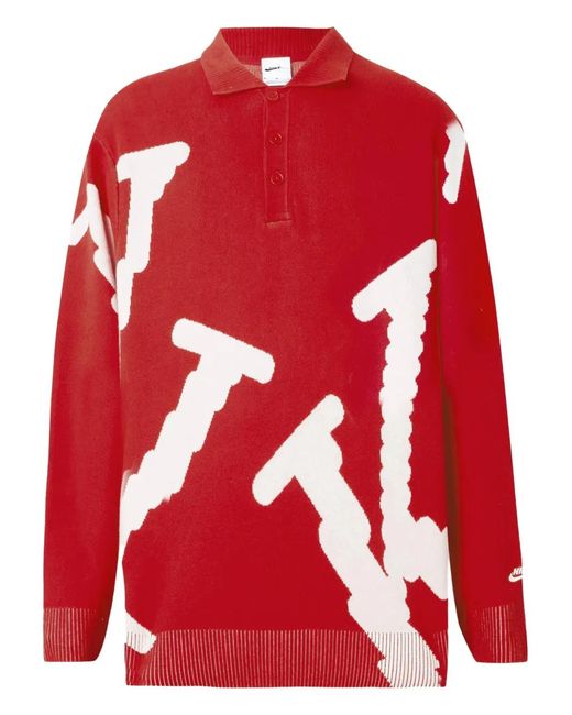 Pull À Col Polo Nike pour homme en coloris Red