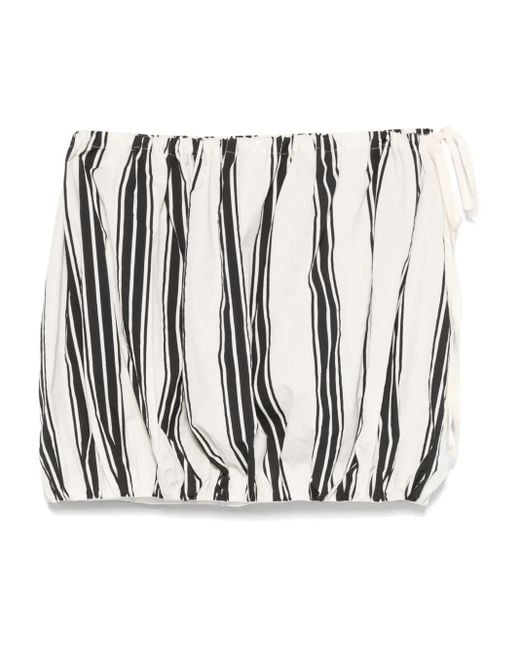 Philosophy Di Lorenzo Serafini Black Gestreifter Minirock