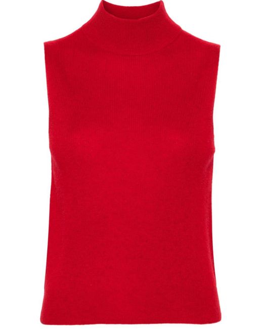 Jersey con cuello alzado 360cashmere de color Red