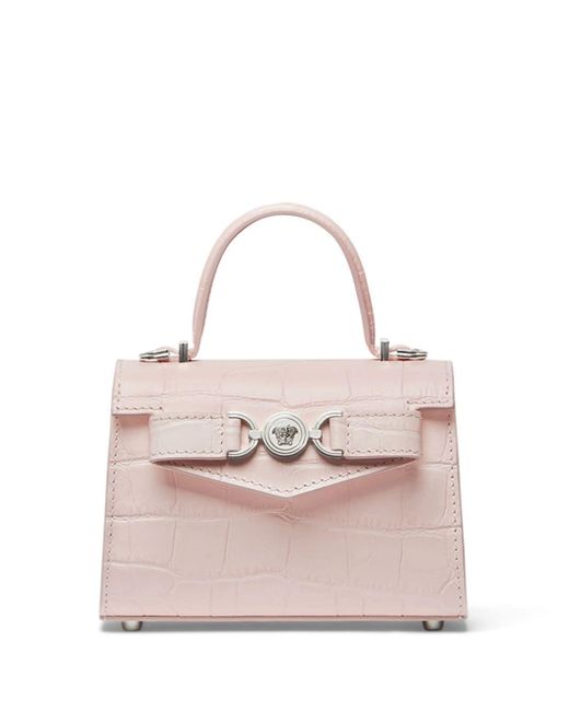 Versace Pink Medusa'95 Leather Mini Bag