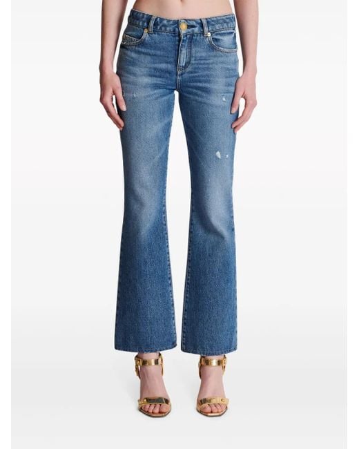 Balmain Blue Flared Jeans