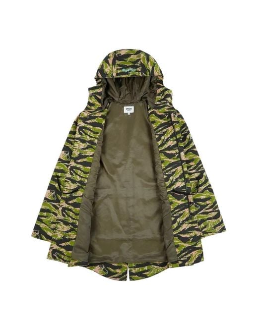 Oakley Green Tiger-Camo Tnp Jacket for men