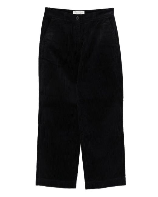 Marc O' Polo Black Corduroy Trousers