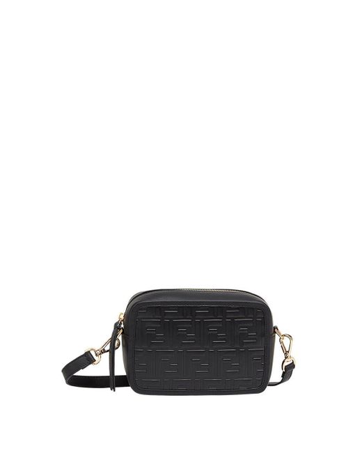 Fendi Black Mini Camera Case Crossbody Bag