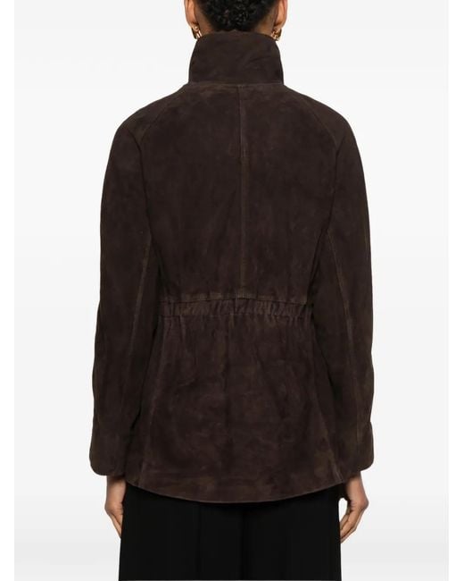 Nour Hammour Black Quai Suede Jacket