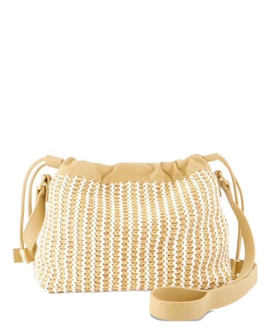 A.P.C. Natural Mini Ninon Cross Body Bag