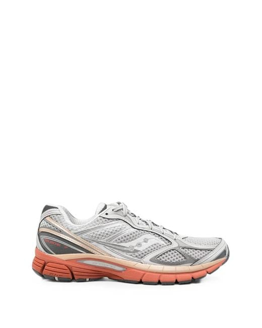 Saucony White Guide 7 Mesh Sneakers