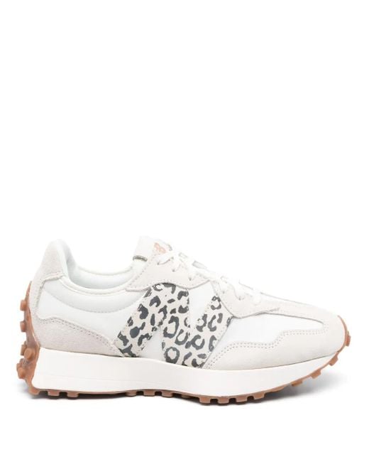 New Balance 327 レオパード スニーカー White